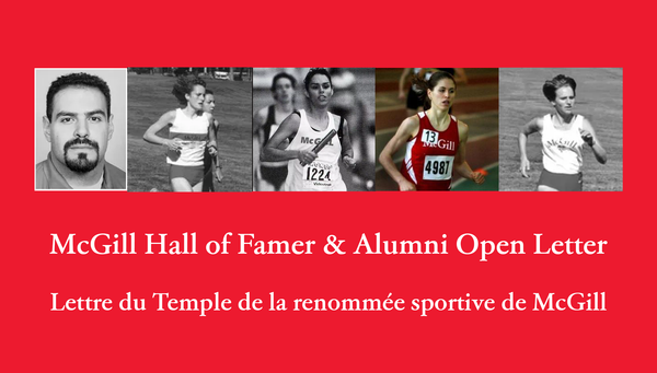 McGill Track & Field Hall of Famers and Alumni Call for Openness, Collaboration, and a Sustainable Varsity Future